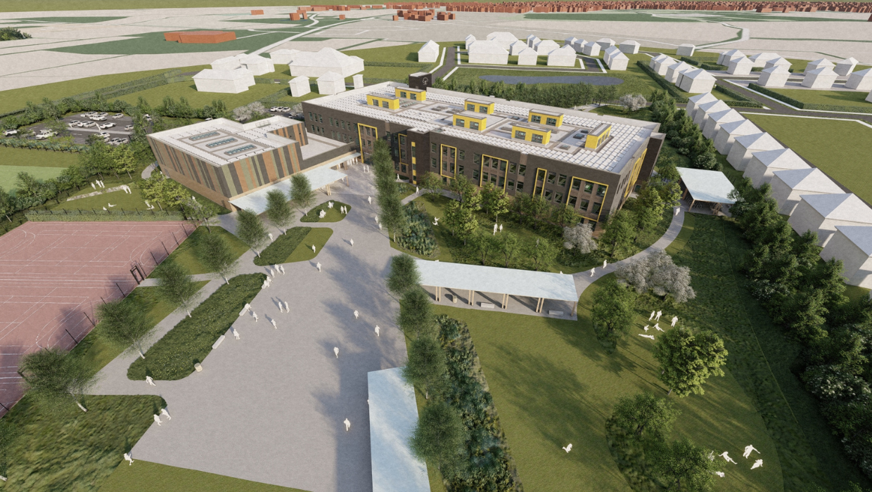 Chilmington Green Secondary School CGI